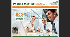 Desktop Screenshot of pharmameetingbrazil.com.br